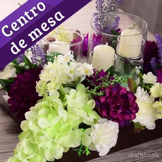 Centro de Mesa con Flores