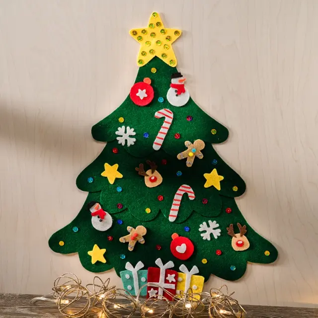 Consulado Cierto Nublado Manualidades navideñas: árbol de Navidad para pared con patrones  descargables