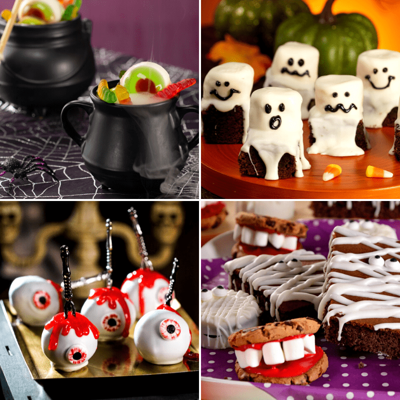 Decoraciones comestibles para pasteles de Halloween, fantasmas
