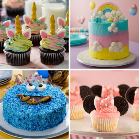 Pasteles y cupcakes para fiestas