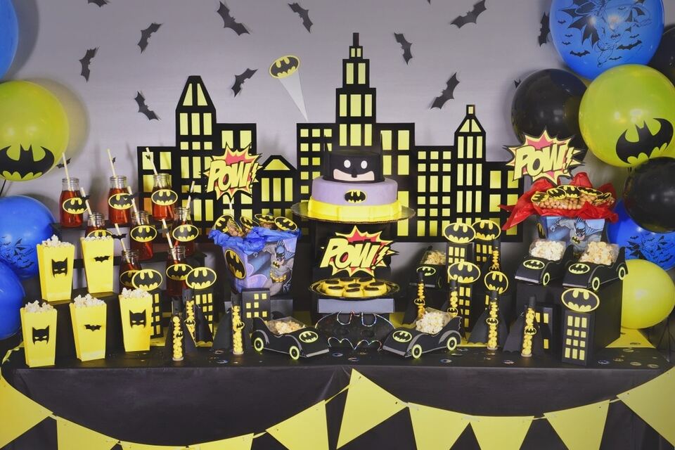 Mesa de Dulces Batman