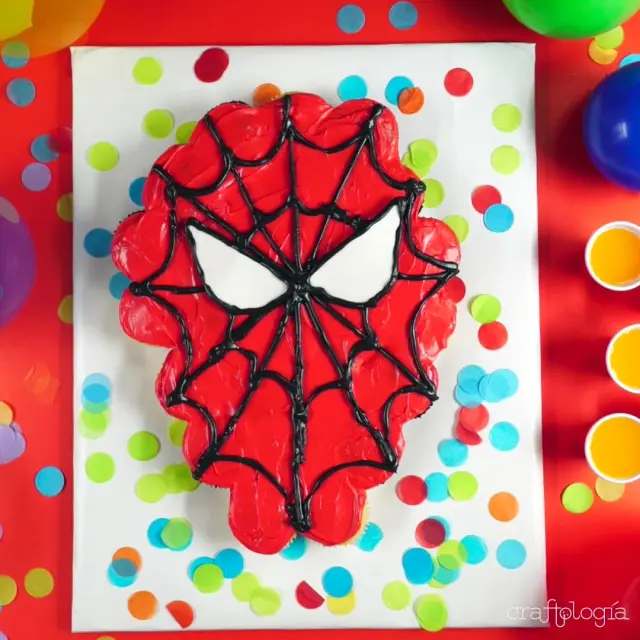 Pastel de Cupcakes de Spiderman