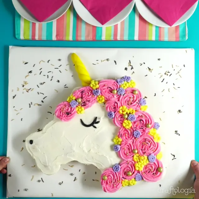 Pastel de Cupcakes de Unicornio