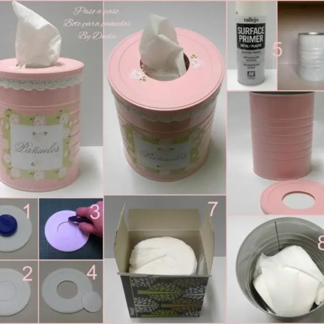 cumpleaños Estragos Remontarse Ideas de reciclaje: 10 Manualidades con latas de leche de bebé recicladas