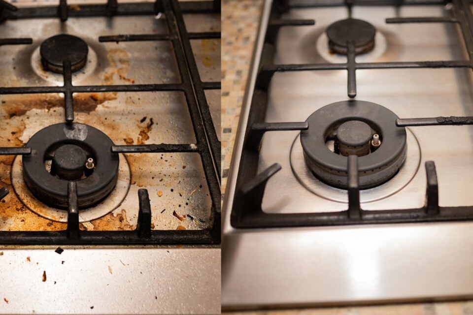 aspecto Seguir Guardia Limpieza de cocina: truco para quitar el cochambre de los quemadores de la  estufa