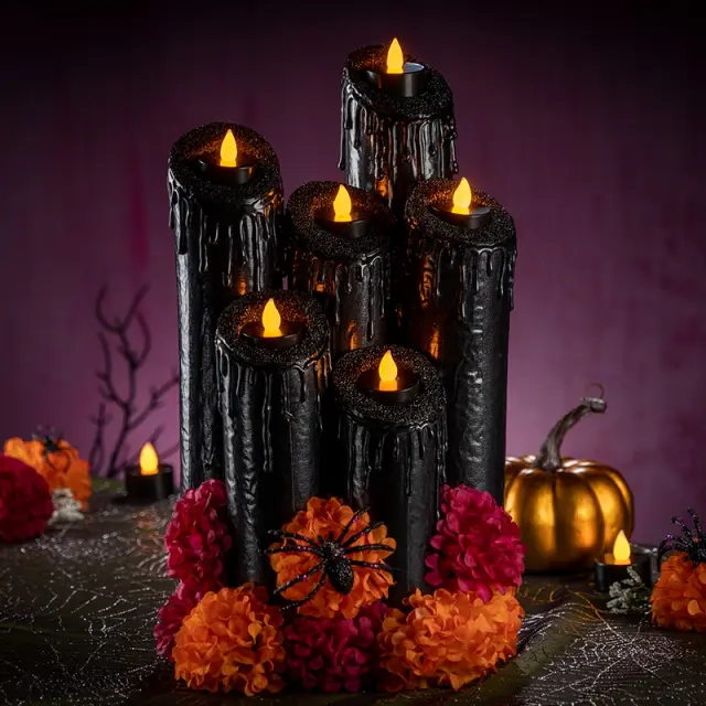Decoración fácil para Halloween con flotadores de espuma