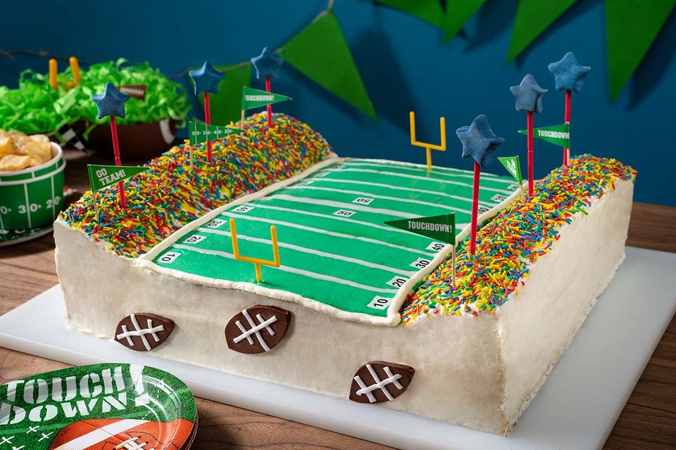 Pasteles: cómo hacer un pastel de estadio de futbol americano