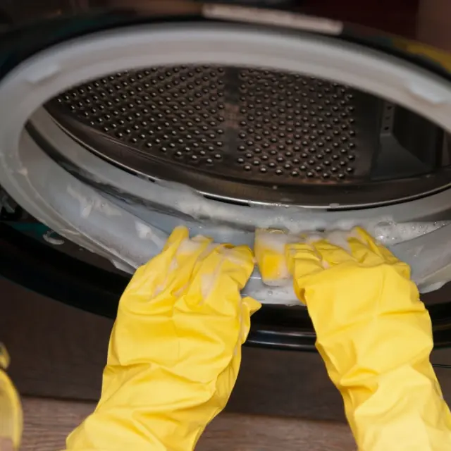 Cómo quitar el moho de la goma de lavadora