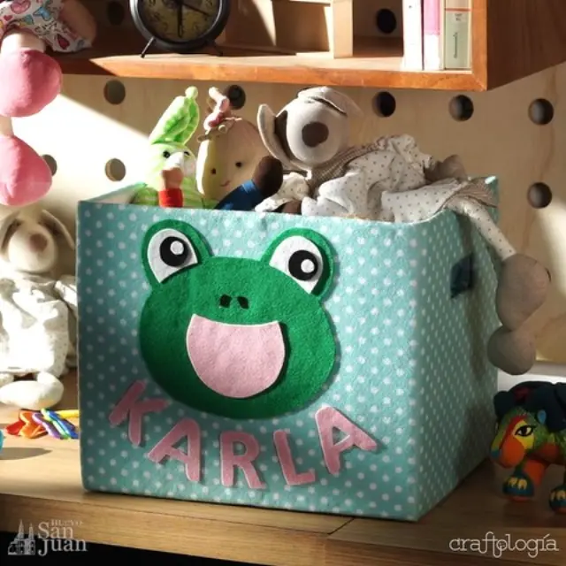 Enfermedad de Dictado Cómo hacer una caja para guardar juguetes